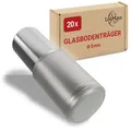 Produktbild: LouMaxx Regalbodenträger 5mm für Glasböden – 20er Set Vernickelte Regalstifte