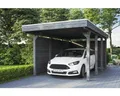 Produktbild: Einzelcarport SKAN HOLZ Friesland Set 1 inkl. Aluminium-Dachplatten, Seiten- und