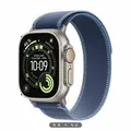 Produktbild: APPLE Watch Ultra 3 GPS + Cellular 49mm Natur Titan Gehäuse mit Blau/Hellblau Trail Loop - S/M