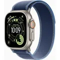 Produktbild: APPLE Watch Ultra 3 GPS + Cellular 49mm Natürliches Titan Case mit Blau/Hellblau Trail Loop - S/M