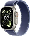 Produktbild: Apple Watch Ultra 3 GPS + Cellular 49 mm Titangehäuse Trail Loop Blau/Hellblau S/M