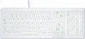 Produktbild: Tast Active Key AK-C7000 Desinfizierbare Hygiene-Tastatur mit Nummernfeld CleanFunction USB weiß (DE) (AK-C7000F-U1-W/GE)