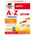 Produktbild: Doppelherz A–Z + Immun DIRECT – Mit Zink, Vitamin B12, Vitamin C und D als Beitrag für die normale Funktion des Immunsystems –Flüssigkeit, 20 Sachets