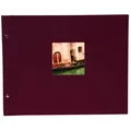 Produktbild: Bella Vista 39x31 cm, bordeaux mit 40 schwarzen Seiten