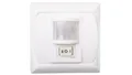 Produktbild: Bewegungsmelder 300W 120 Grad MERGE JQ-L Unterputz IP20 weiß 07690