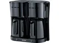 Produktbild: SEVERIN Kaffeemaschine Duo 2in1 KA 9315, 2 getrennte Heizsysteme, 2 Thermoskannen mit Durchbrühdeckel, Tropf‑Stopp, Abschaltautomatik, B 395 x T 255 x H 365 mm, schwarz