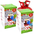 Produktbild: 2x Helium für je ca. 50 Luftballons Heliumflasche Ballongas 360 Liter (0,36 m³)