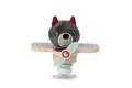 Produktbild: Lilliputiens - Louis im Flugzeug mit Saugnapf - Interaktives Spielzeug für Babys mit Glöckchen und Holzringen - Fördert Feinmotorik, Sehen und Hören - Ab 6 Monaten - Lernspielzeug - 83522