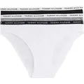 Produktbild: Tommy Hilfiger Damen RECYCLED ESSENTIALS 3er Pack Bikini-Slip - Medium Grey Htr/Weiß/Schwarz SM