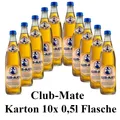 Produktbild: Club-mate das Original 10 Flaschen je 0,5l inkl. Mehrweg Pfand