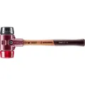 Produktbild: HALDER SIMPLEX Schonhammer Ø 60 mm Gummi schwarz / Plastik rot Gummihammer NEU