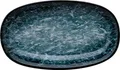 Produktbild: Bonna Sepia Gourmet Blau Weiß 6x Servierplatten Speiseteller Teller oval 34cm