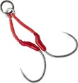 Produktbild: Savage Gear Bloody Assist Hook SJ Double 2 pcs # 3/0 Angelhake