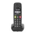 Produktbild: Gigaset E290 DECT/GAP Schnurloses Telefon analog für Hörgeräte kompatibel, Freisprechen, Babyphone Schwarz