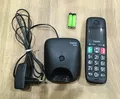 Produktbild: Gigaset E290 Telefon schnurlos schwarz große Tasten + Ladeschale TOP ZUSTAND