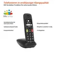 Produktbild: Gigaset E290 Analoges/DECT-Telefon Anrufer-Identifikation