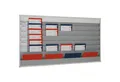 Produktbild: EICHNER Wandtafel Werkstattplaner 9019-00114 1580x900mm 6 Schienen schwarz