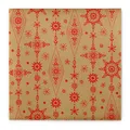 Produktbild: Weihnachtsserviette Brigitte in Braun-Rot aus Linclass® Airlaid 40x40cm, 50 St.