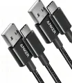 Produktbild: Anker USB C Kabel, Ladekabel USB C Nylon Geflochten Schnellladekabel, USB auf USB C Kabel für Samsung Galaxy S24 S23 S22 Ultra Note 20 iPhone 17 16 15 14 Pro Max iPad MacBook