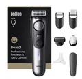 Produktbild: Braun BeardTrimmer 9 BT9520 Barttrimmer Akku 52 2 cm Nass & Trocken Schwarz, Grau