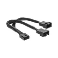 Produktbild: InLine® Y-Kabel für Lüfter PWM, 4pol Molex ,1 Stecker / 2 Buchse 0,15m 33328Y