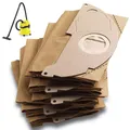 Produktbild: 5x Premium Staubsaugerbeutel für Kärcher - Staubbeutel für Staubsauger MV2 /WD2