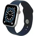 Produktbild:  Gebrauchsspuren auf dem Armband, - Watch Series SE 2 - GPS + Cellular - 44 mm - Silber Aluminium - Sportarmband Den...