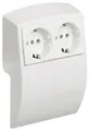 Produktbild: L22509010 Elektro-Sockelleisten-Zubehör Steckdosencontainer Weiß 1St.