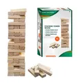 Produktbild: Alert Stapel Turm Wackelturm Spiel Stapelspiel Holz groß Holz 60 Bausteine Netz