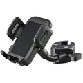 Produktbild: KOENIG & MEYER 19761-000-55 - Smartphone-Halter für Smartphones & weitere Geräte (360° drehbar) - schwarz