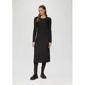 Produktbild: s.Oliver Midikleid Kleid Glitzerndes Jersey-Kleid mit Knotendetail schwarz XXXL (46)