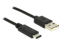 Produktbild: DELOCK 83600 - USB 2.0 Kabel, C Stecker auf A Stecker, 1 m