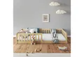 Produktbild: IDIMEX Kinderbett GUSTAVO, Bodenbett mit Rausfallschutz Kinderbett Montessori
