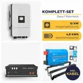 Produktbild: Deye Hybrid-Wechselrichter SUN-12K-SG05LP3 mit 1 x Pylontech US5000 1-C | 3-phasig | 12 kW | 4,8 kWh