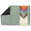 Produktbild: Primaflor Schmutzfangmatte CLEAN – Mint-Grün, 40x60 cm | Saugstarke, Schwer entflammbare Fußmatte | Rutschfester Türvorleger für Innen | Türmatte für Eingangsbereich | Sauberlaufmatte mit Gummirand