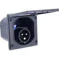 Produktbild: Cee Caravan-Einspeisungsstecker 3polig schwarz 230V 16A IP44