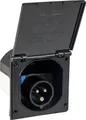 Produktbild: as-Schwabe Camping CEE-Caravan Einspeisungsstecker 3-polig mit Klappdeckel IP44 Schwarz