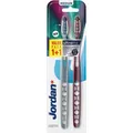 Produktbild: Jordan Toothbrush Ultrali 1+1 Med Soft (Mittel, 2 x) (35785566)