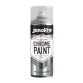 Produktbild: JENOLITE Chrom Spray | Glatter Metallisch-Silberner Sprühlack | Chromfarbe für Metall, Holz, Kunststoff, Keramik | Multi-Oberflächen Sprühfarbe | Für Innen- & Außenbereich Geeignet | 400ml