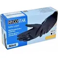 Produktbild: HYGOSTAR® Nitrilhandschuhe Safe Light, puderfrei, schwarz 27018 , 1 Packung = 100 Stück, Größe L