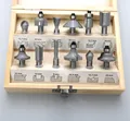 Produktbild: kwb Oberfräser-Set, 12-teilig, (V-Nutfräser, Hohlkehlfräser u.v.m.)+ Holz-Koffer