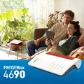 Produktbild: Box 4690 WLAN-Router Dual-Band (2,4 GHz/5 GHz) Rot, Wei