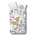 Produktbild: Disney Bambi & Klopfer Kinder/Mädchen Bettwäsche 80x80 135x200 cm 100% Baumwolle