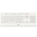 Produktbild: Logitech K280e, Kabelgebundene USB-Tastatur, weiß