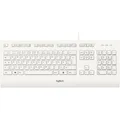 Produktbild: Logitech K280e USB Deutsch weiß (kabelgebunden)