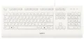 Produktbild: Logitech K280e Pro Kabelgebundene Business Tastatur für Windows, Linux und Chrome, USB-Anschluss, Handballenauflage, Spritzwassergeschützt, PC/Laptop - Weiß