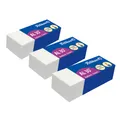 Produktbild: 3 x Pelikan Radierer AL30 Radiergummi Kunststoff für Bleistifte weiß 619635