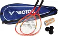 Produktbild: VICTOR Squash Schläger Red Jet Set | 2x Racket + Hülle + 3x Squashbälle