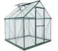 Produktbild: Gewächshaus Treibhaus Alu Pflanzenhaus Polycarbonat Platten Palram 186x185x208cm