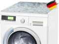 Produktbild: BAUHELD® Waschmaschinenauflage 60x60 cm [ Germany] - Waschmaschinenbezug aus Polyester - Marble Grey